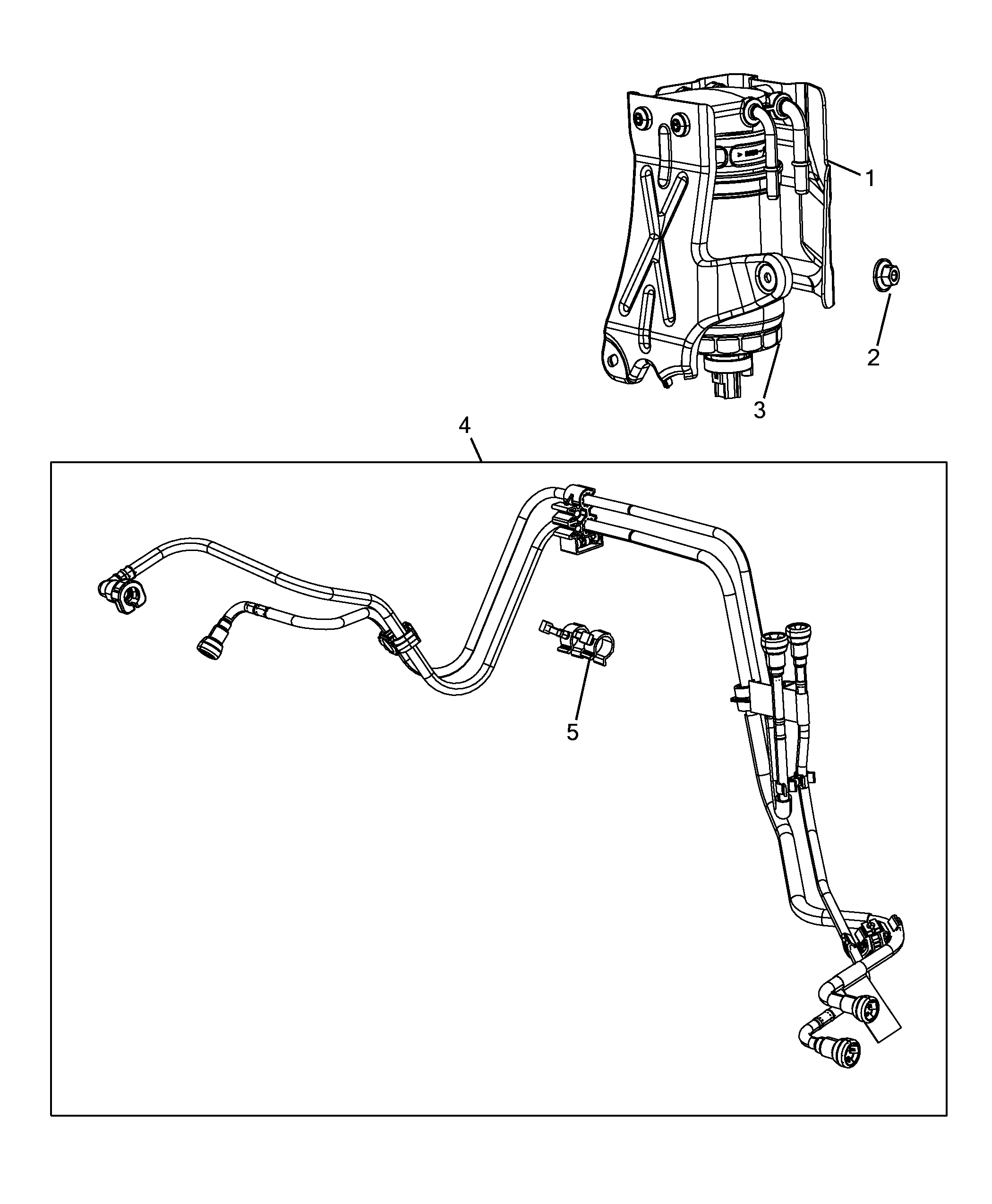 Lancia K68057228AA - Filtru combustibil aaoparts.ro