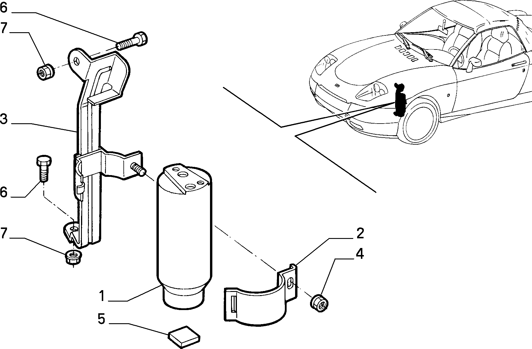 ROVER 46527180 - Uscator,aer conditionat aaoparts.ro