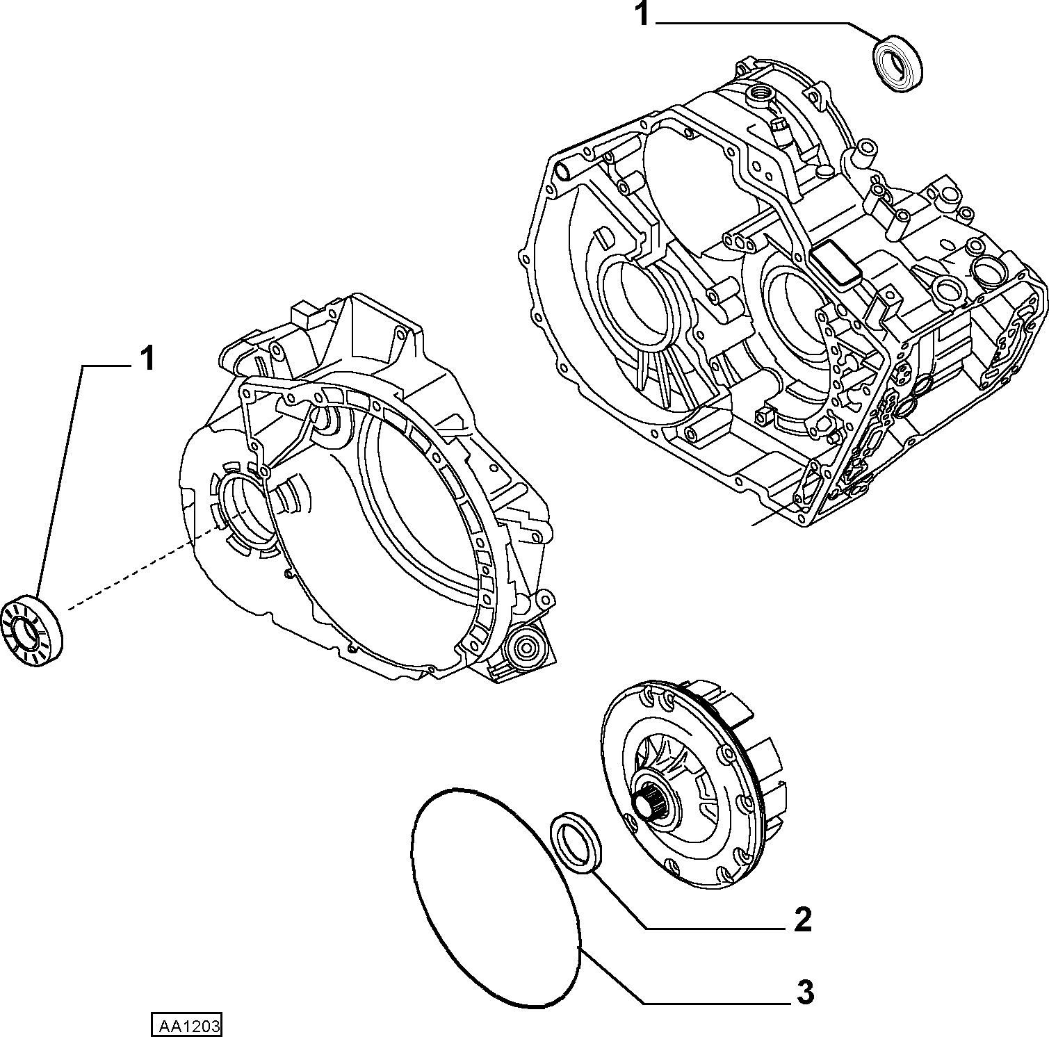 FCA 9946727 - Simering, diferential aaoparts.ro