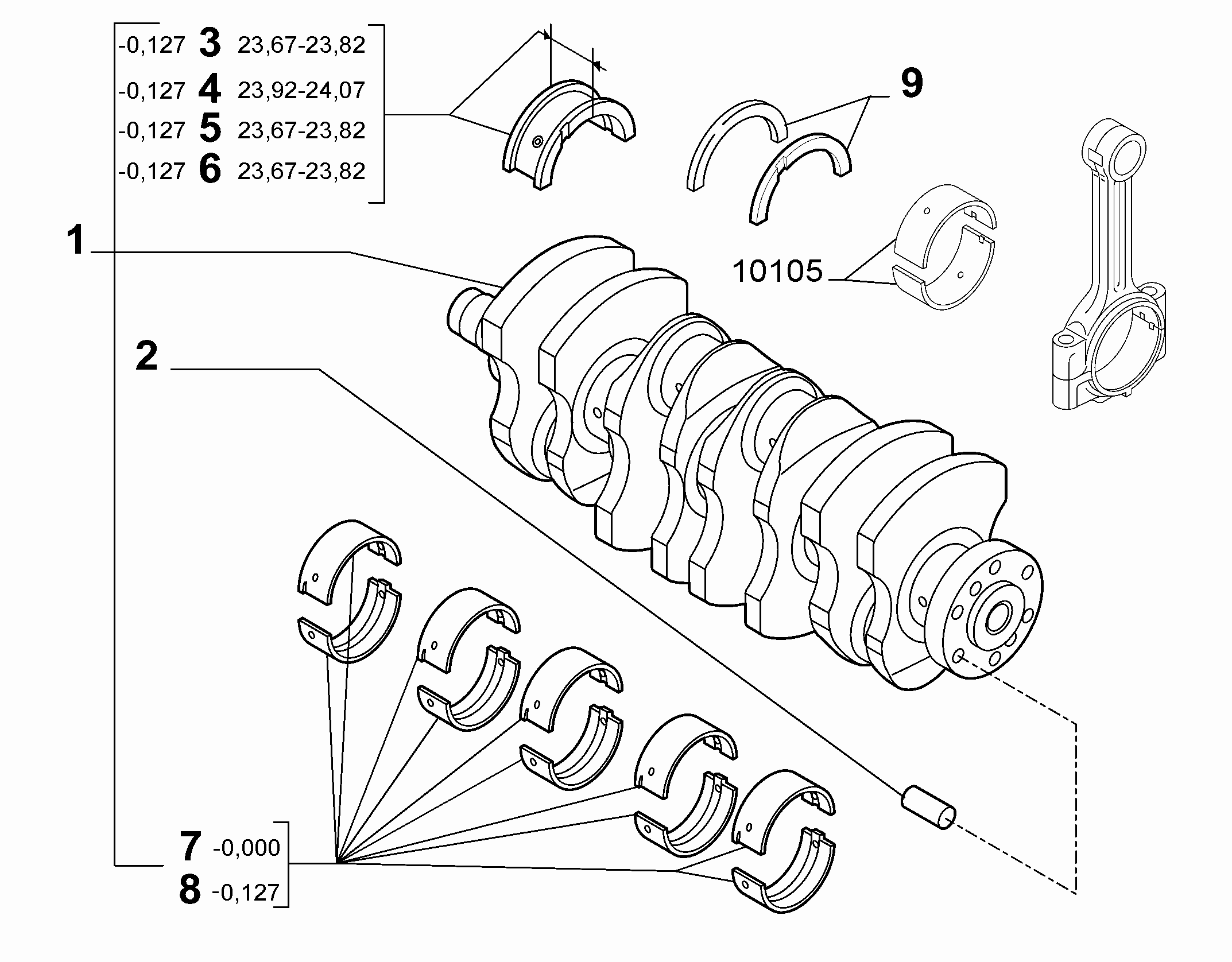FCA 46459602 - Cuzineti, arbore cotit aaoparts.ro