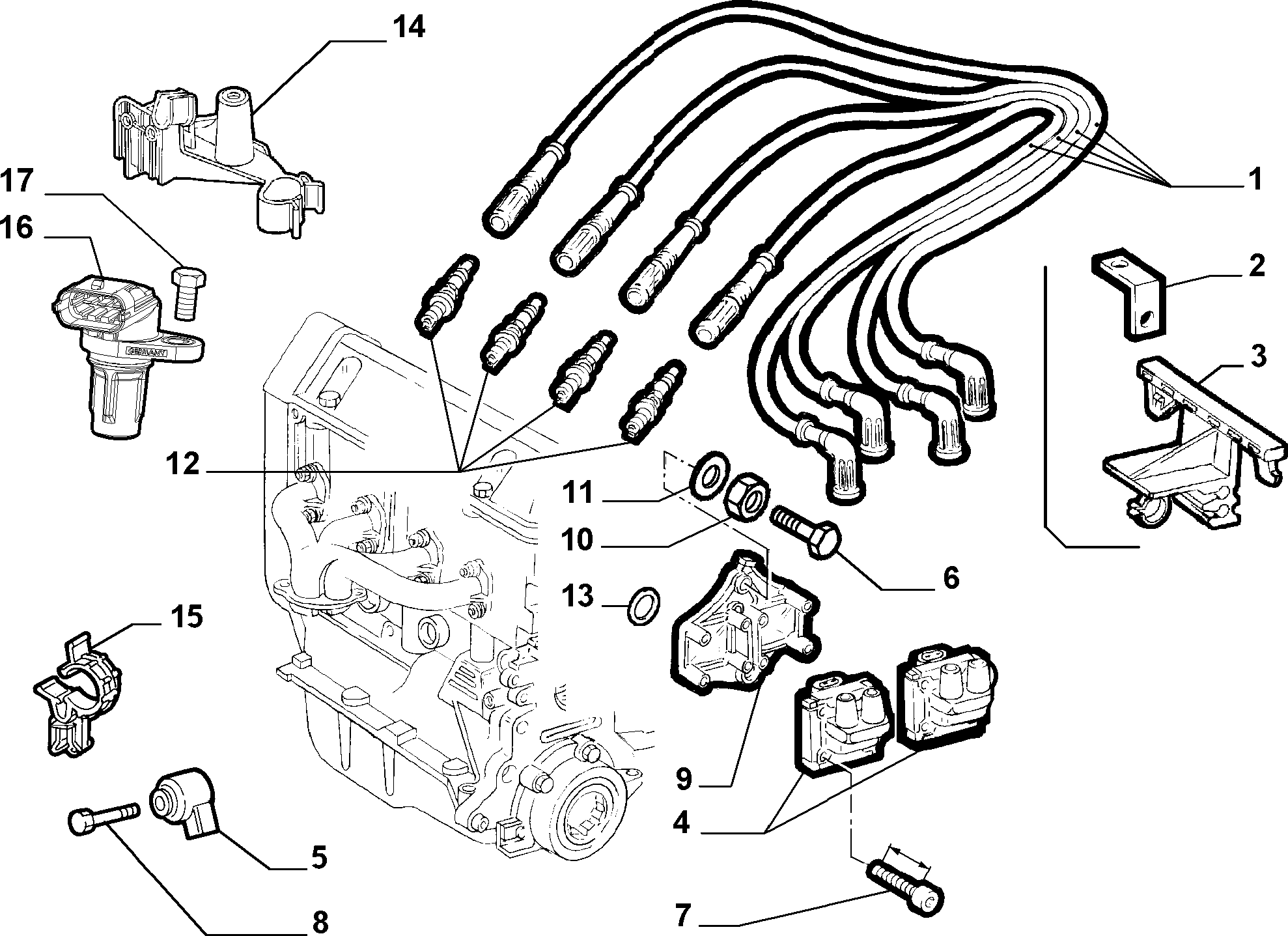 FIAT 46798367 - Senzor impulsuri, arbore cotit aaoparts.ro