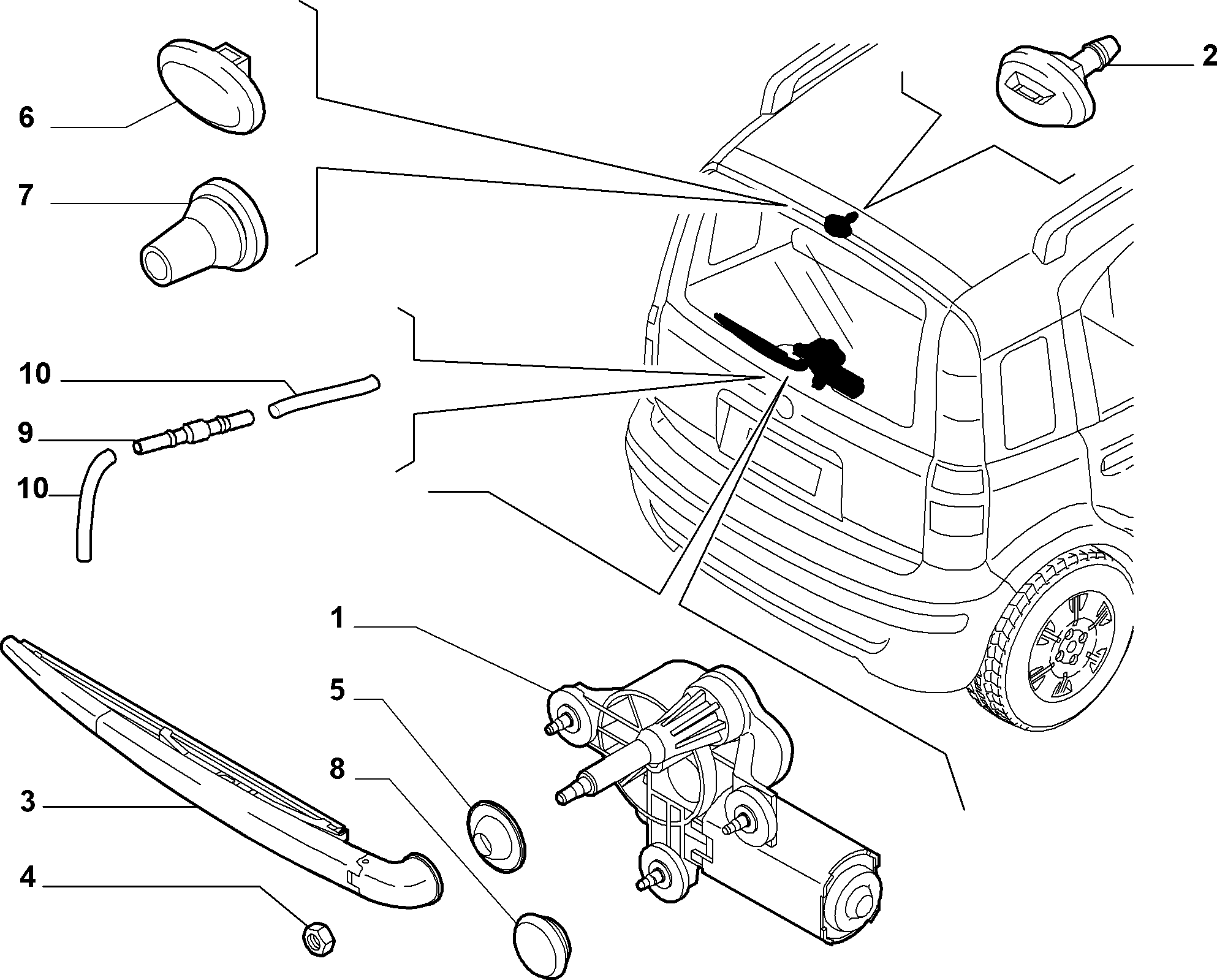 FIAT 4683 5901 - Lamela stergator aaoparts.ro