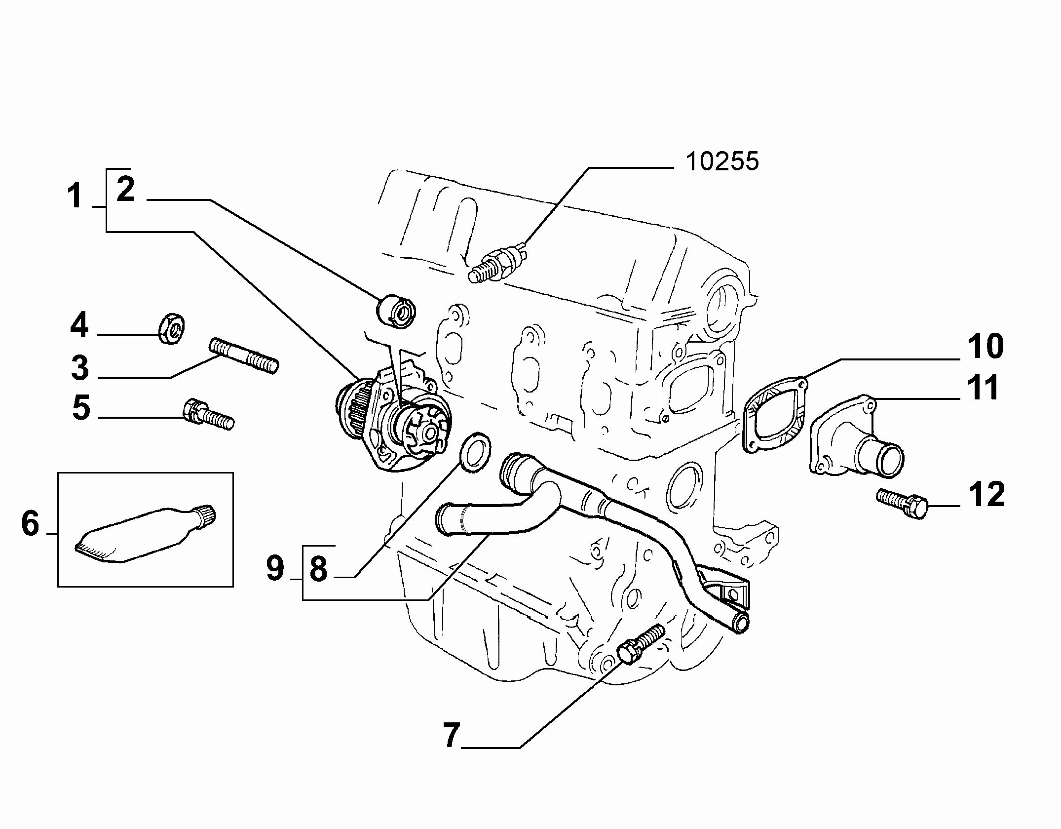 Alfa Romeo 7589135 - Termostat,lichid racire aaoparts.ro