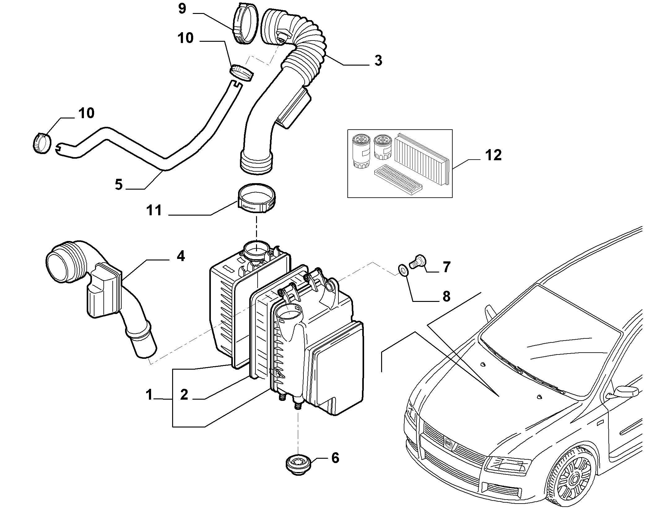 FCA 7786064 - Suport motor aaoparts.ro