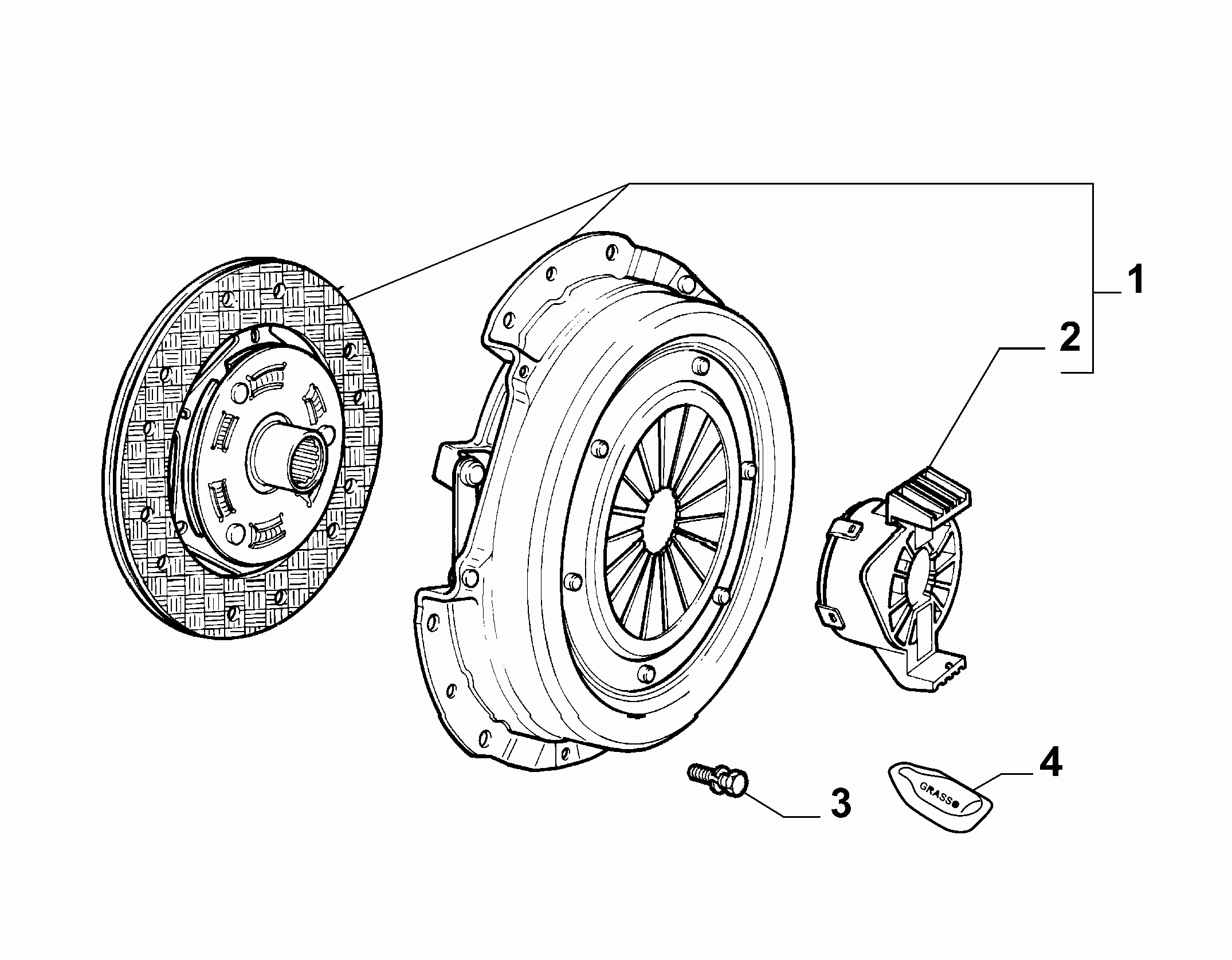 FIAT 71773157 - Set ambreiaj aaoparts.ro