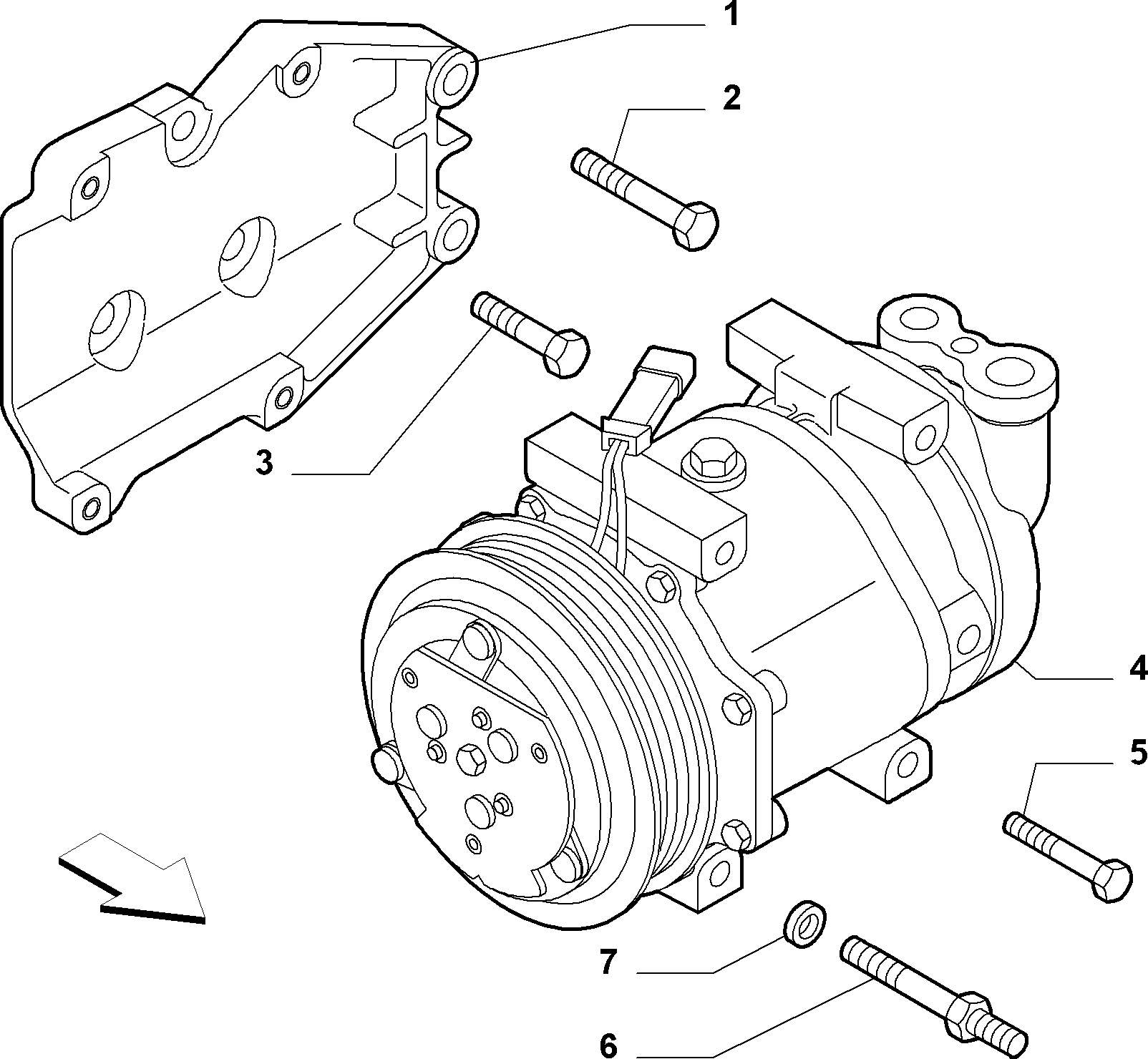 FCA 517 5253 1 - Compresor, climatizare aaoparts.ro