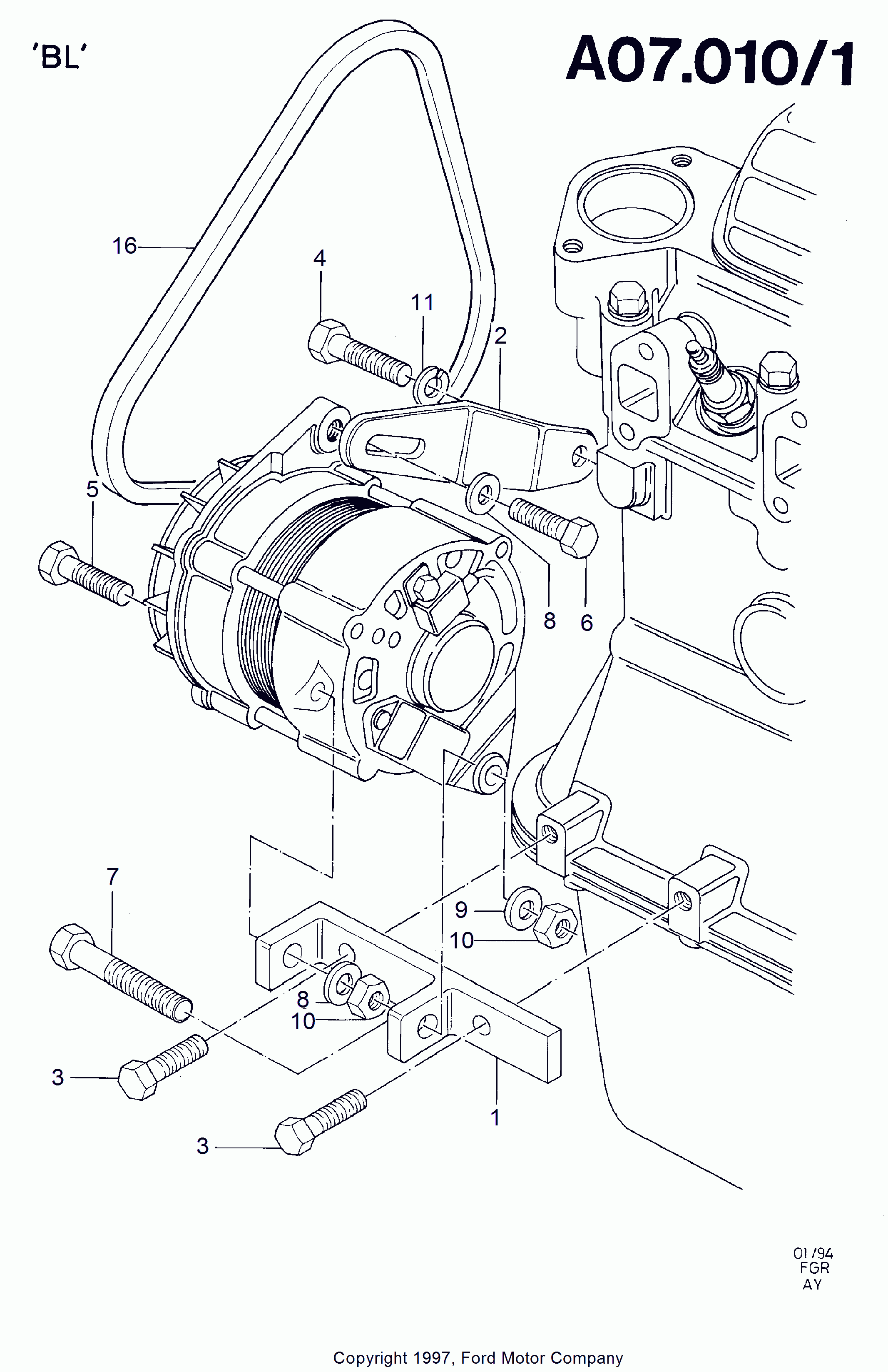 FORD 6792801 - Curea transmisie aaoparts.ro