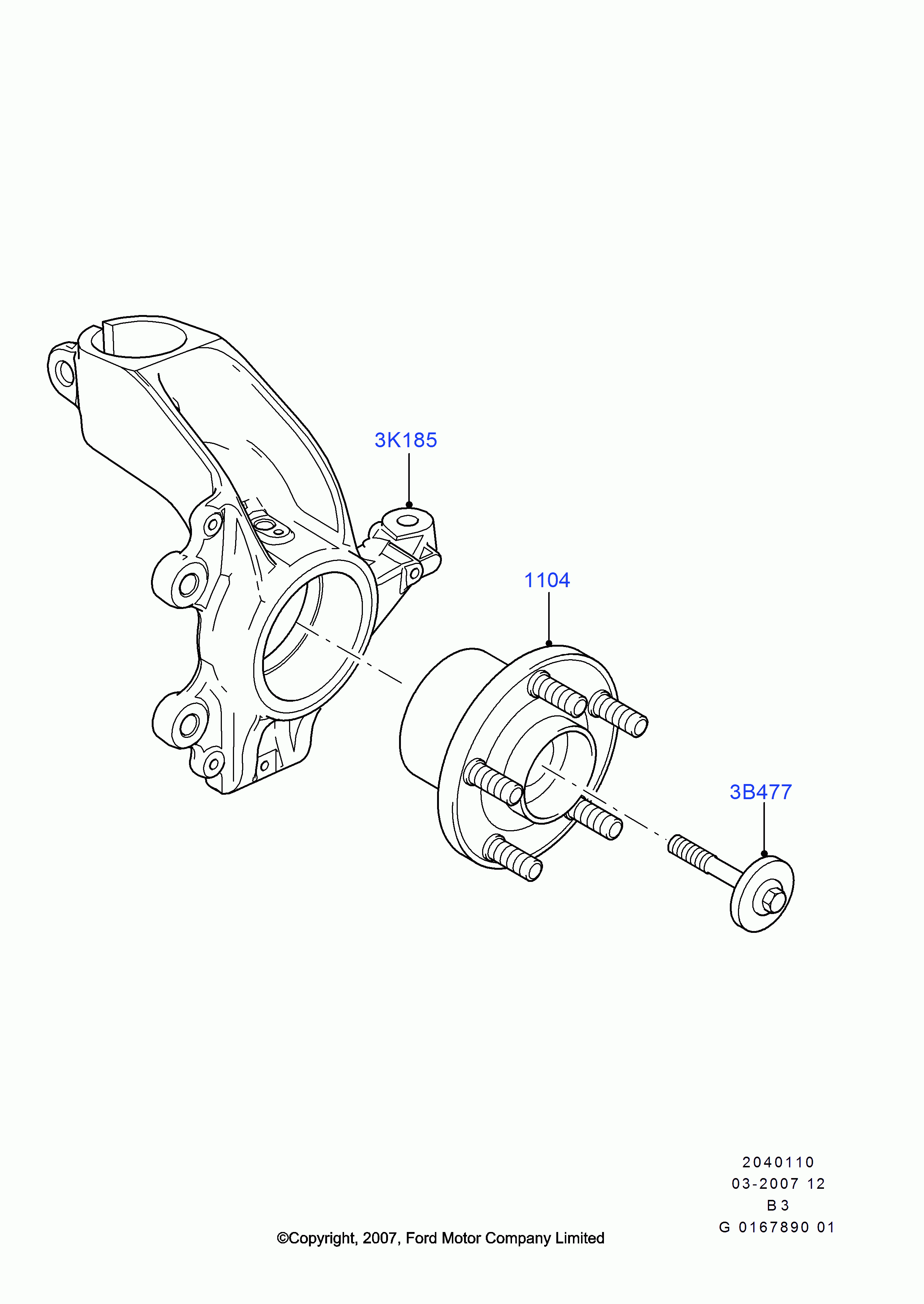 FORD 1420861 - Articulatie directie, suspensie roata aaoparts.ro