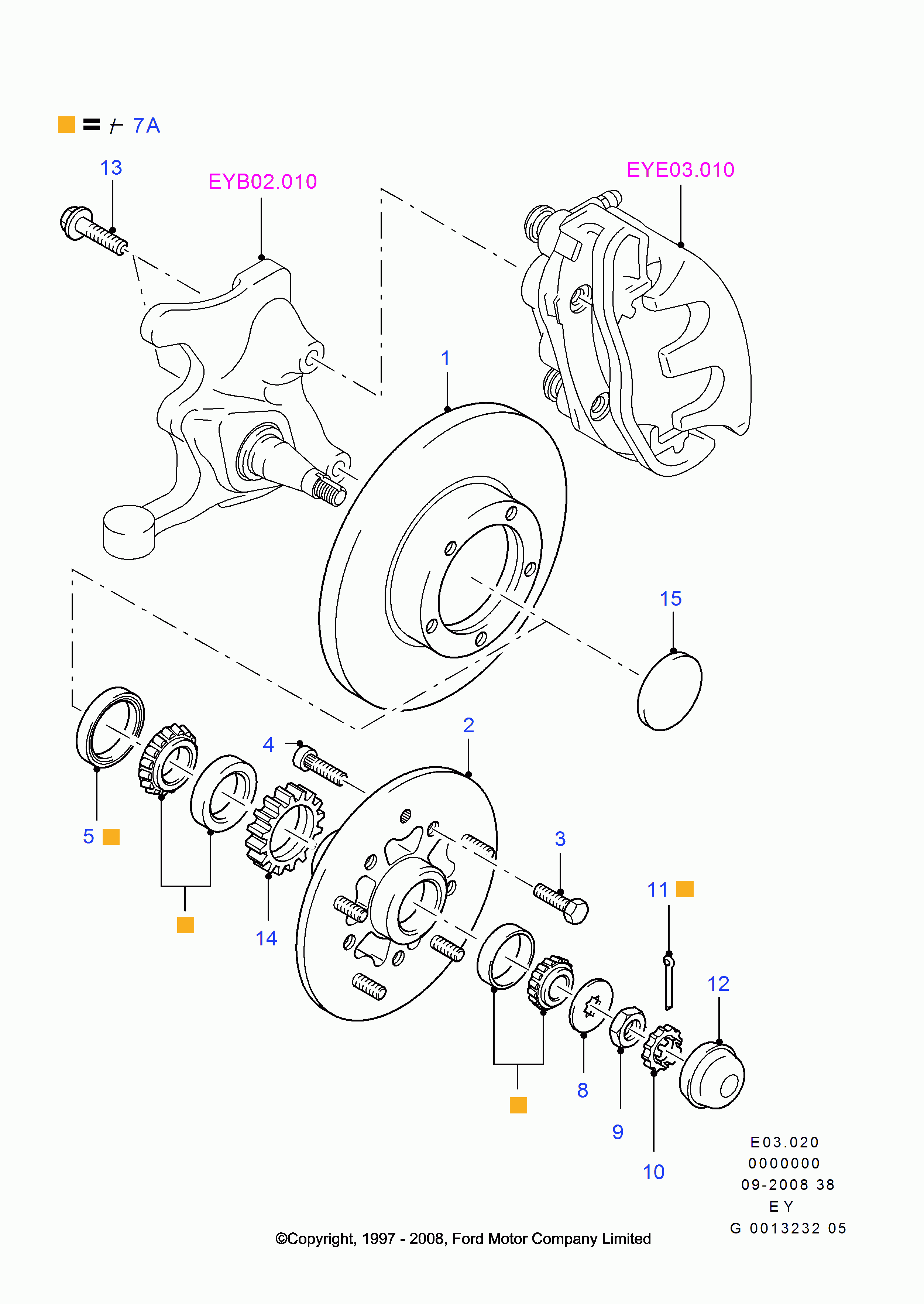 FORD ASIA / OCEANIA 5029815 - Disc frana aaoparts.ro