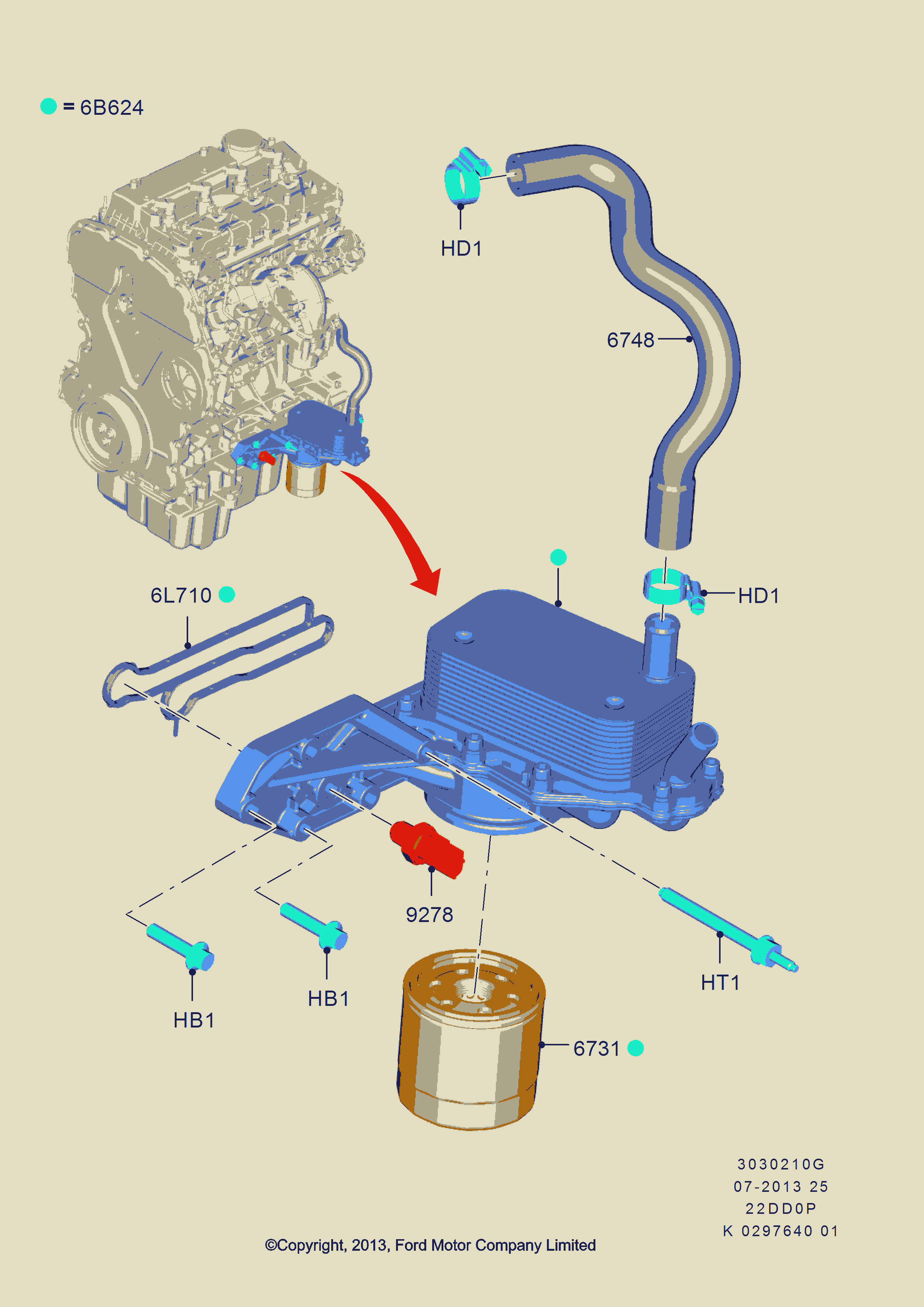 FORD 1812 551 - Filtru ulei aaoparts.ro