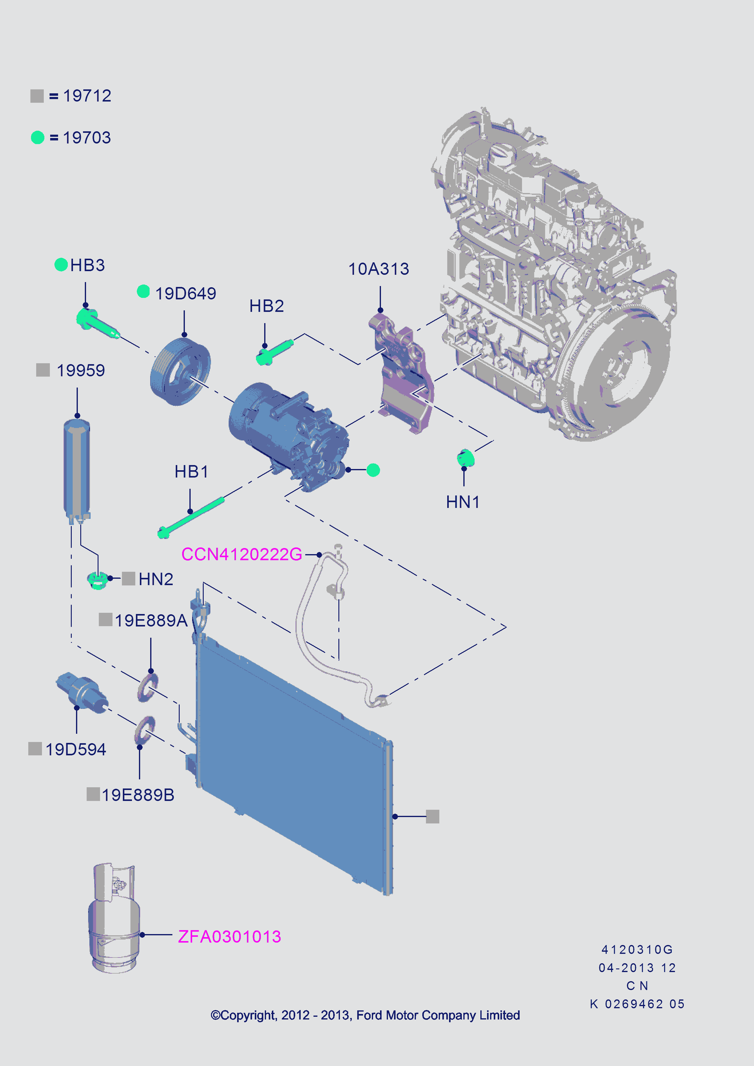 FORD 1906935 - Compresor, climatizare aaoparts.ro