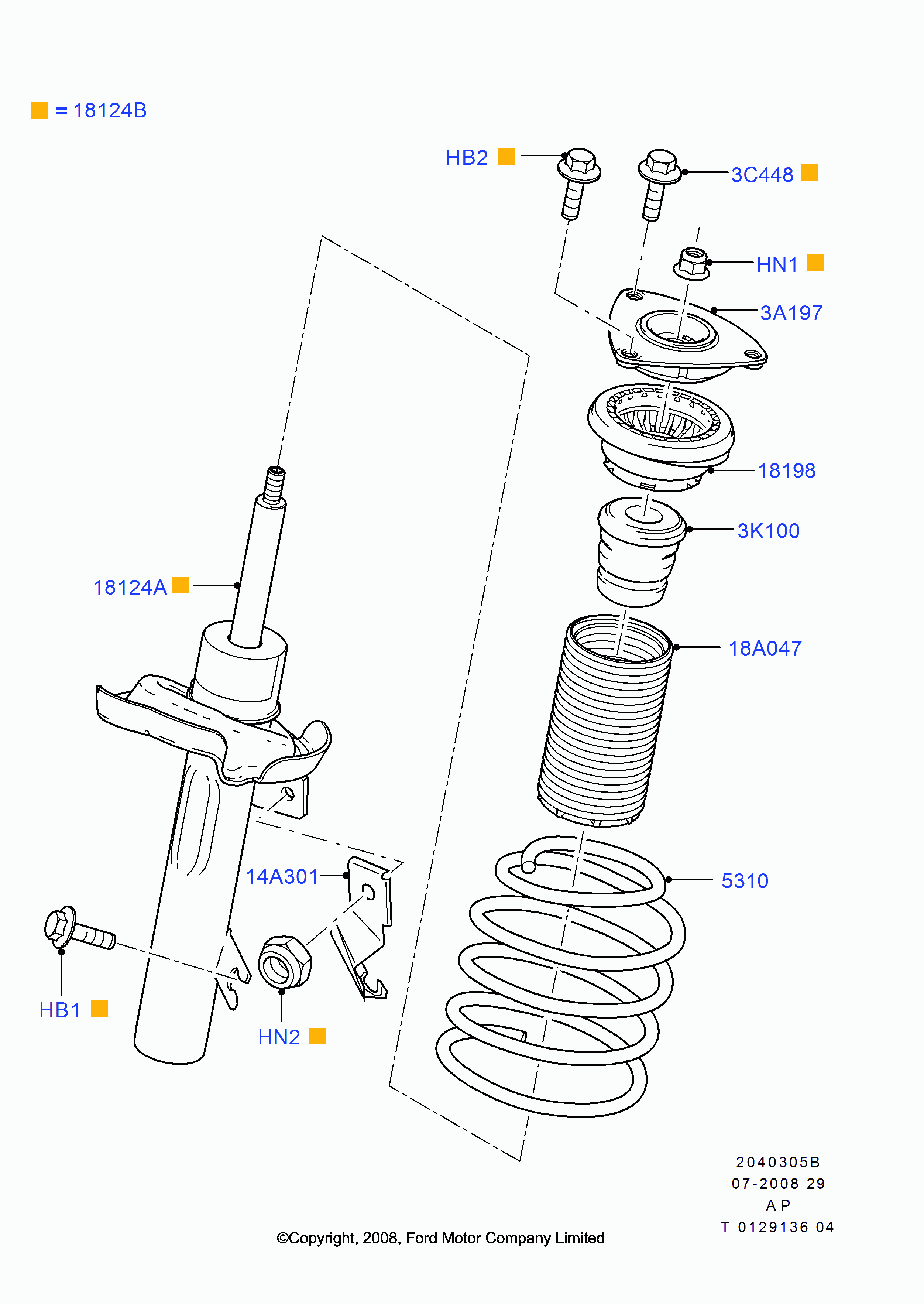 FORD 1377471 - Rulment sarcina suport arc aaoparts.ro