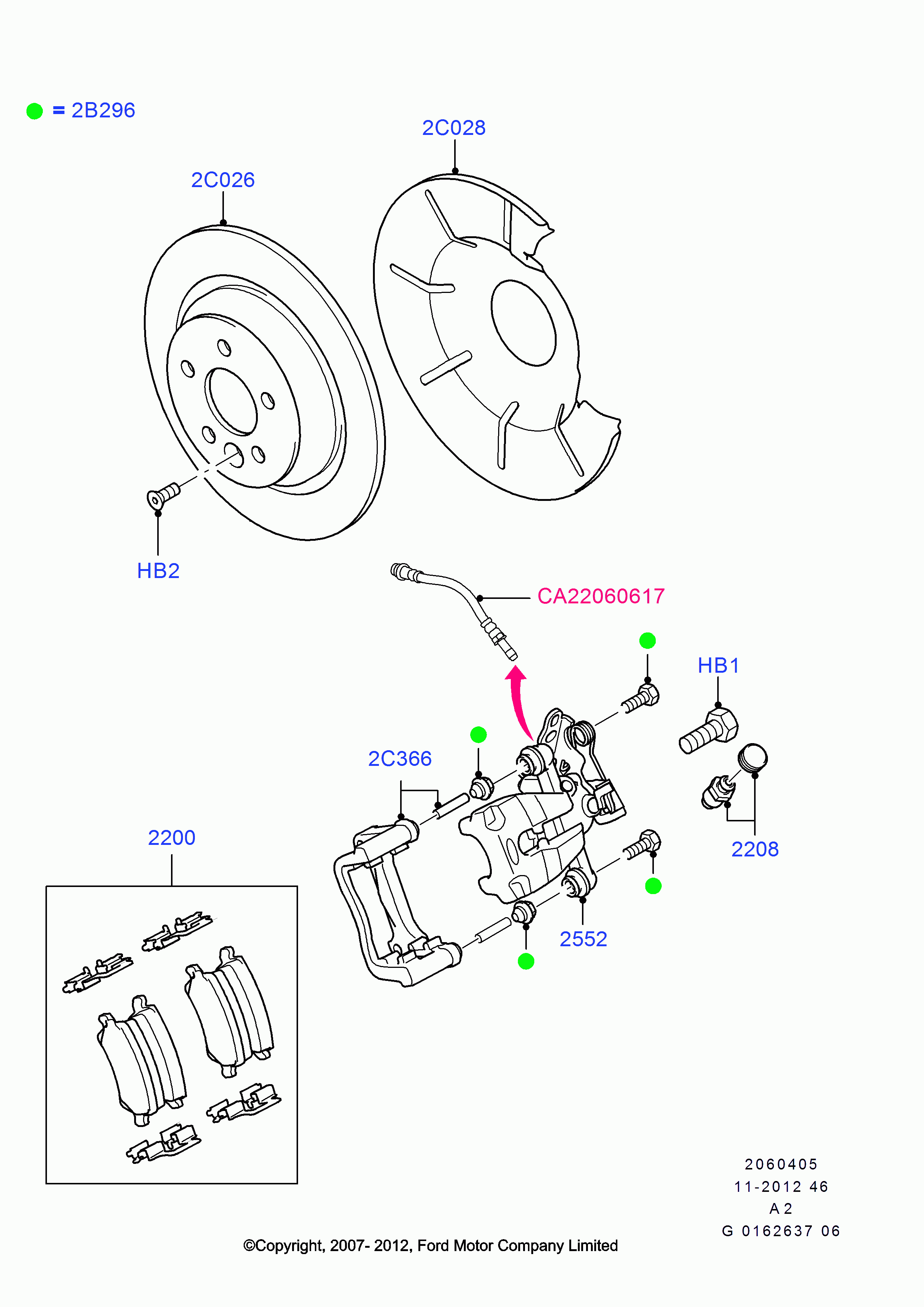 FORD 1864280 - Disc frana aaoparts.ro