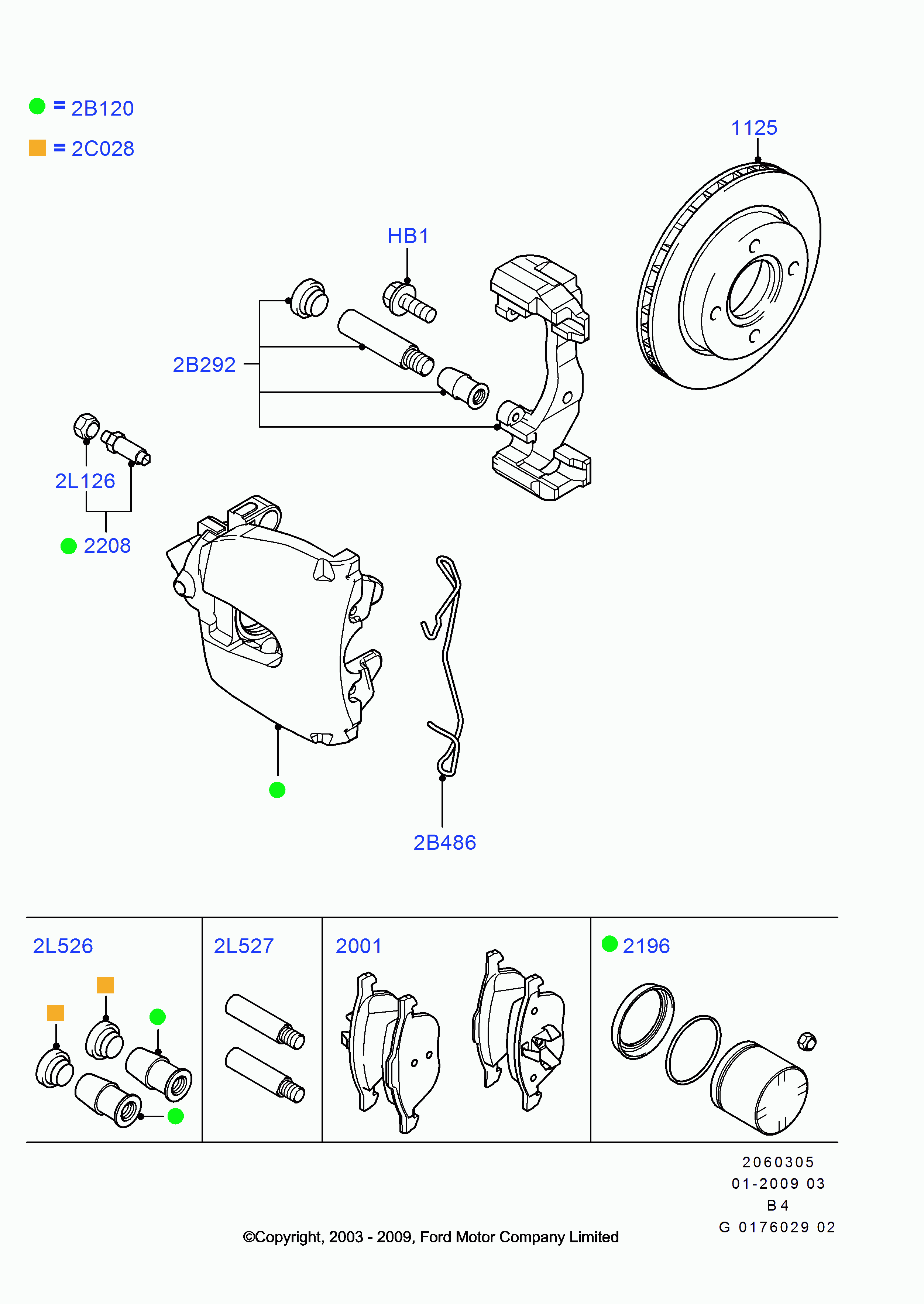 FORD 1682876 - Etrier frana aaoparts.ro