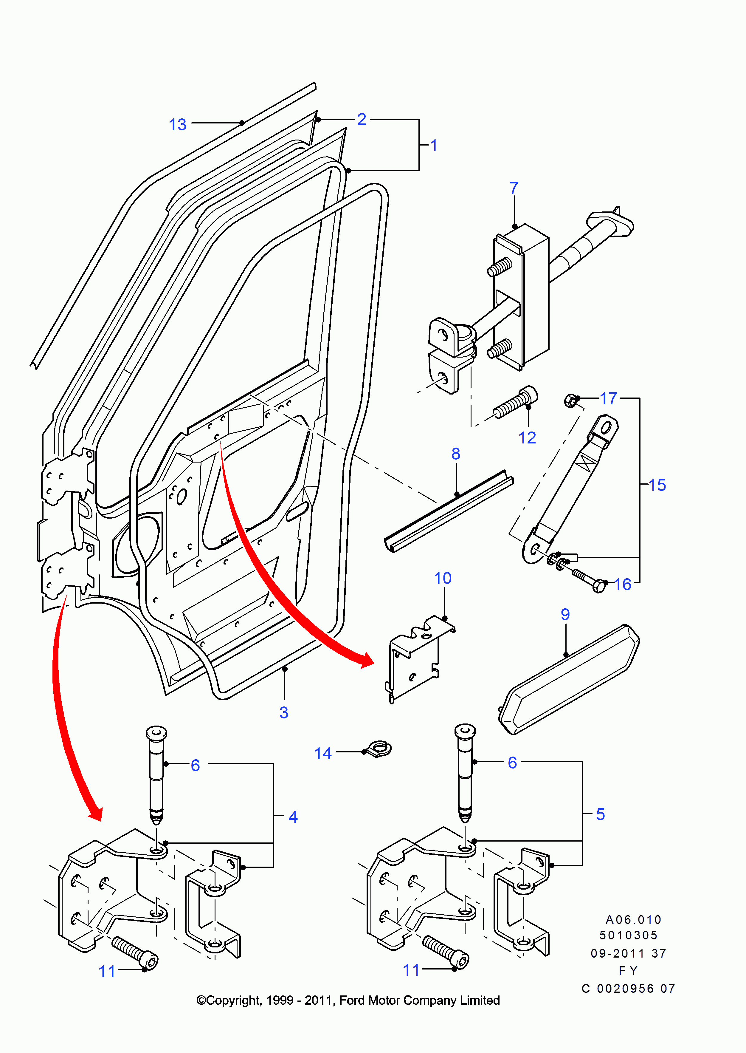 FORD 1555296 - Cheder usa aaoparts.ro