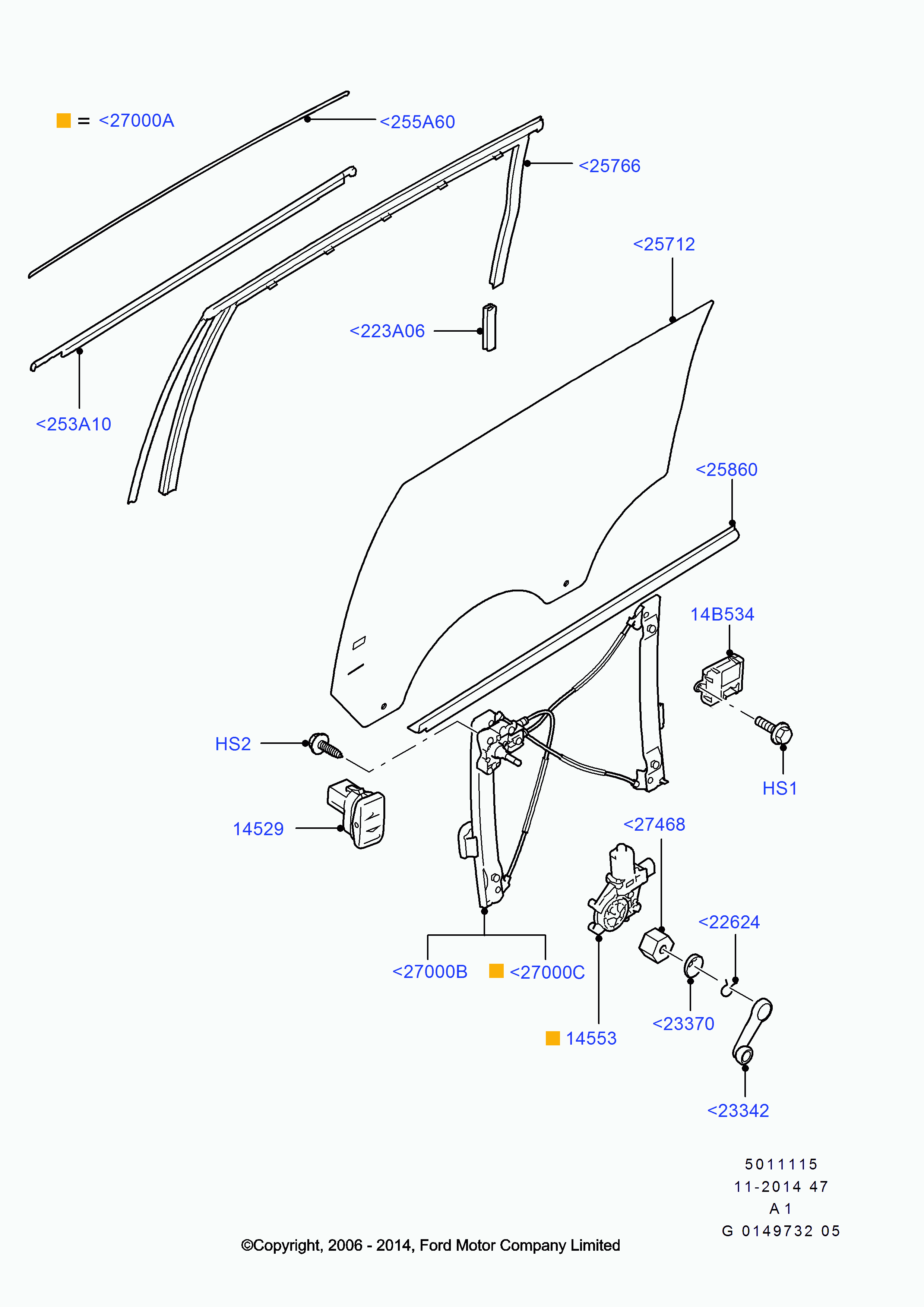 FORD 1376853 - Mecanism actionare geam aaoparts.ro