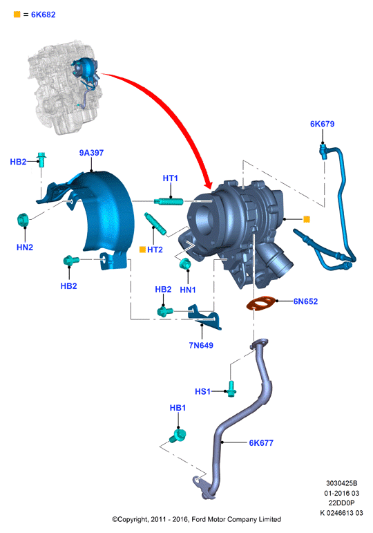 FORD 2030487 - Compresor,sistem de supraalimentare aaoparts.ro