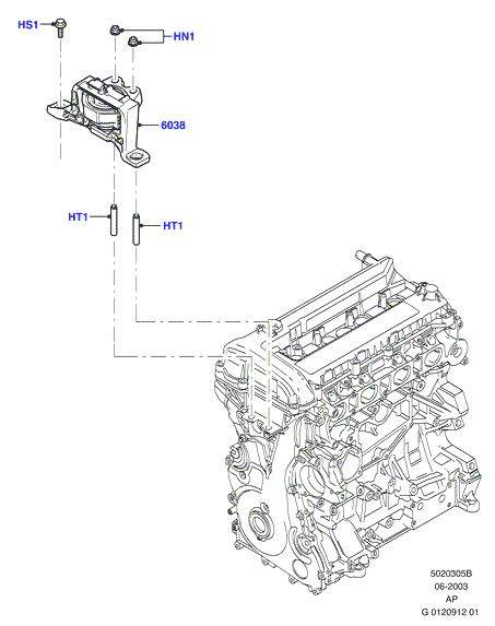 FORD 1 811 464 - Suport motor aaoparts.ro