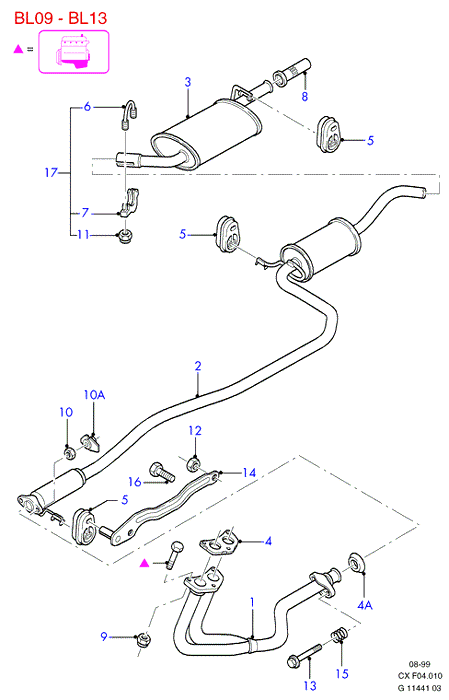 FA1 004-938 - Conector teava, sistem de esapament aaoparts.ro