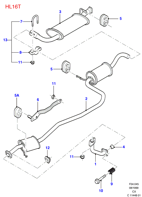 FORD 6058196 - Conector teava, sistem de esapament aaoparts.ro