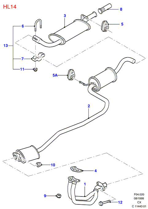 FORD 1659853 - Cuzinet, stabilizator aaoparts.ro