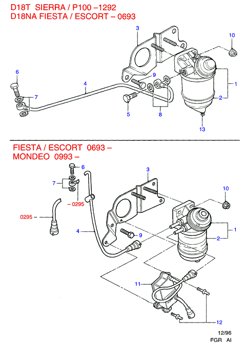 FORD 2116723 - Filtru combustibil aaoparts.ro