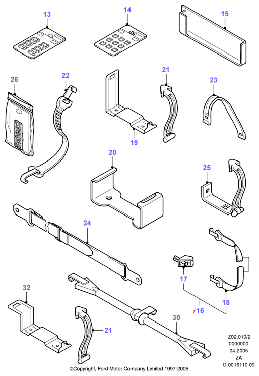 FORD 1 013 818 - Bec, proiector ceata aaoparts.ro