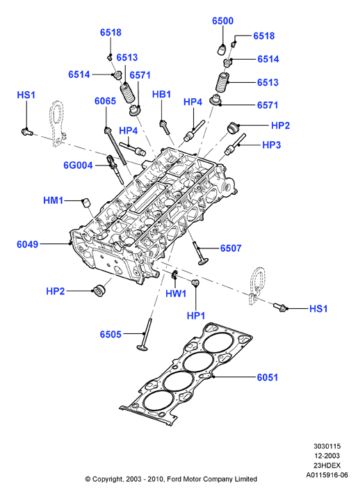 FORD 1 229 872 - Garnitura, chiulasa aaoparts.ro