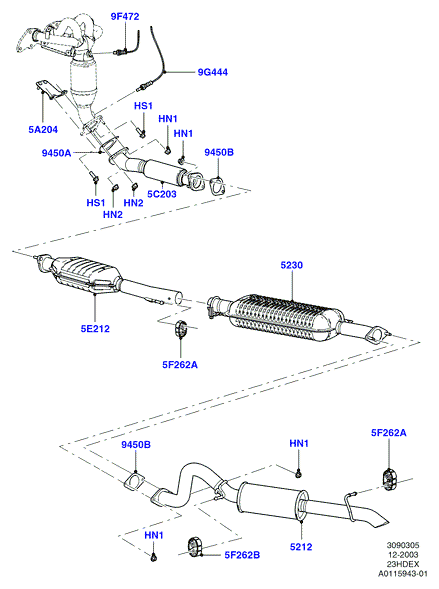 FORD 4661392 - Sonda Lambda aaoparts.ro