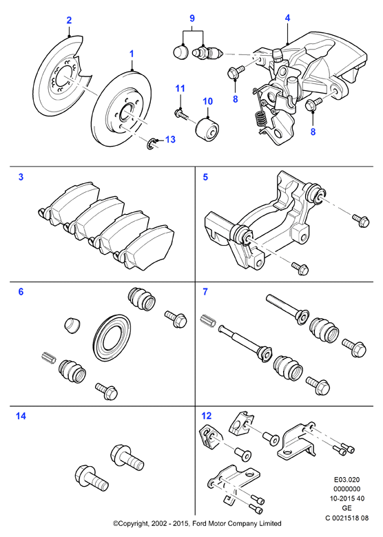 FORD 1676983 - Disc frana aaoparts.ro