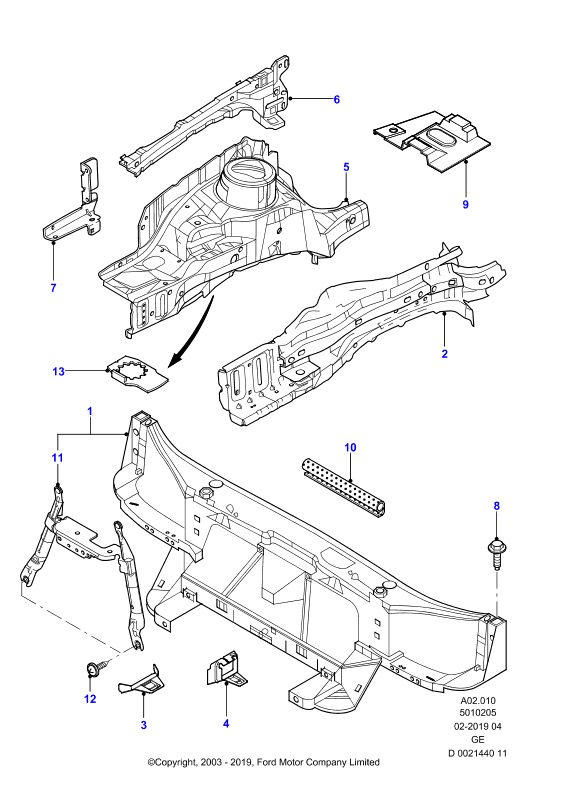 FORD 1117453 - Simering, arbore cotit aaoparts.ro