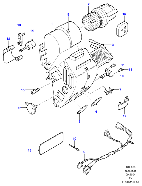 FORD 7 188 531 - Ventilator, habitaclu aaoparts.ro