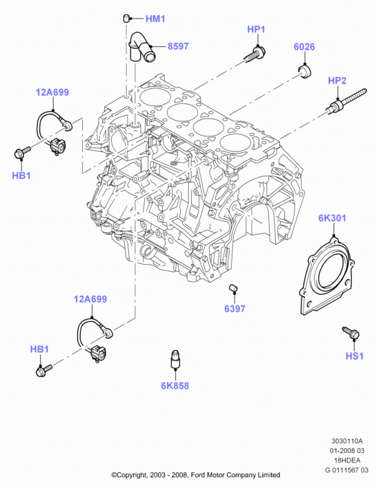 FORD 1 211 759 - Simering, arbore cotit aaoparts.ro