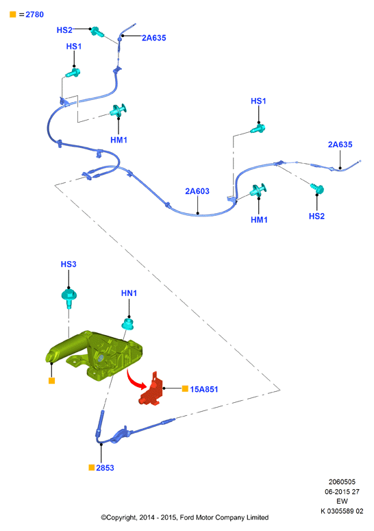 Triscan 8140 161167 - Cablu, frana de parcare aaoparts.ro