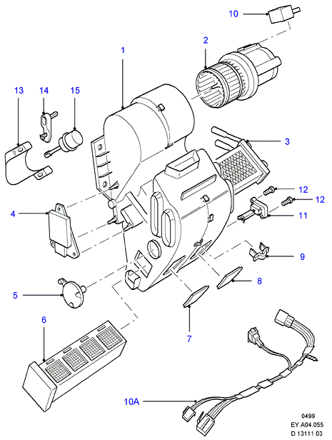 FORD 7 188 531 - Ventilator, habitaclu aaoparts.ro