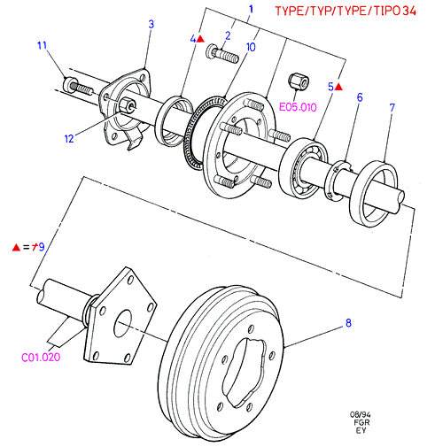 FORD 1015829 - Bolt roata aaoparts.ro