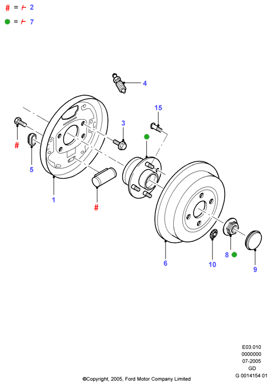 Delphi LS1684 - Set saboti frana aaoparts.ro
