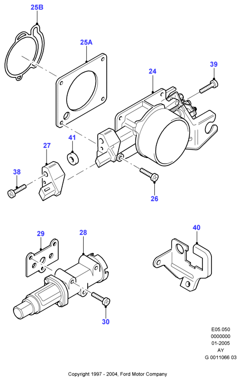 FORD 1 001 591 - Senzor, pozitie clapeta acceleratie aaoparts.ro