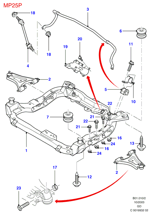 FORD (CHANGAN) 1 496 991 - Set montare, legatura aaoparts.ro