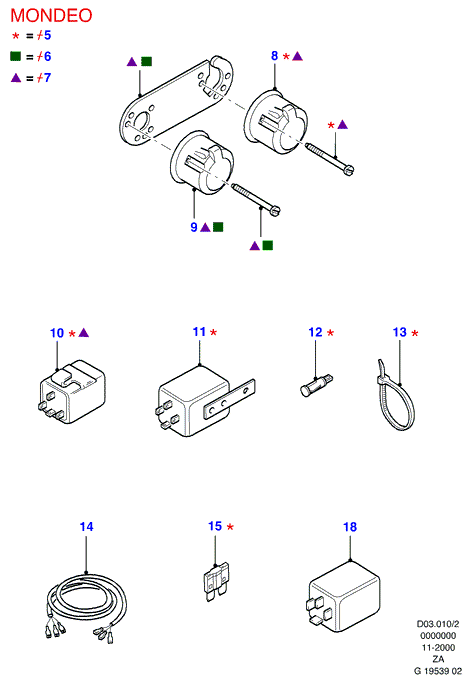 FORD 5 030 035 - Modul semnalizare aaoparts.ro