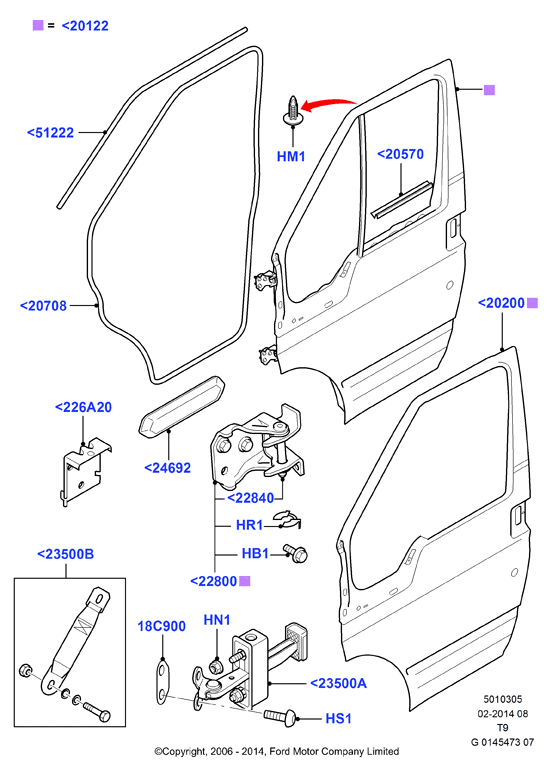 FORD 1555296 - Cheder usa aaoparts.ro