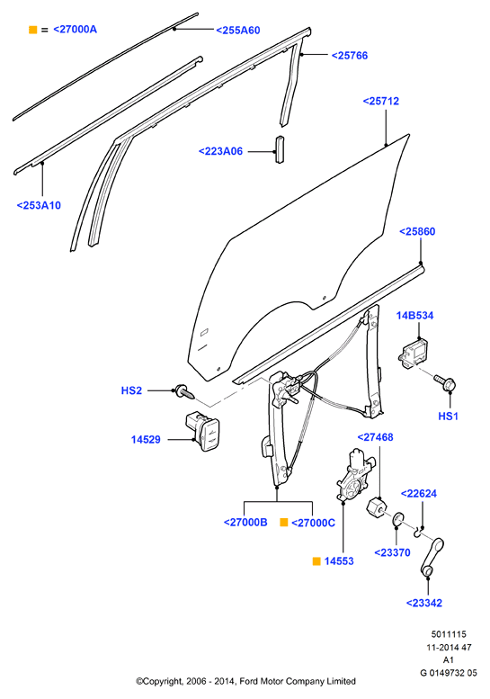 FORD 1376853 - Mecanism actionare geam aaoparts.ro