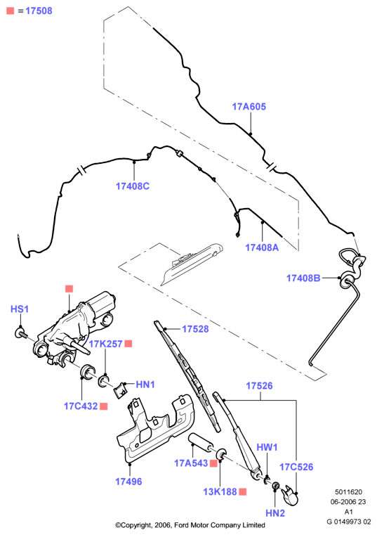 FORD 1689913 - Motor stergator aaoparts.ro