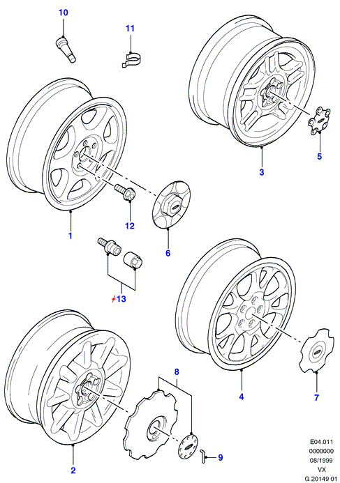 FEBI Bilstein 04912 - Surub roata aaoparts.ro