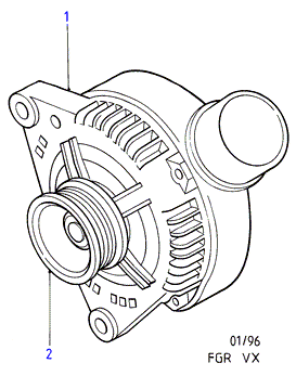 FORD 1406089 - Generator / Alternator aaoparts.ro
