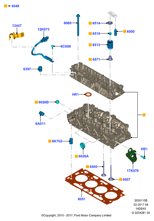 FORD 1487788 - Culbutor supapa aaoparts.ro