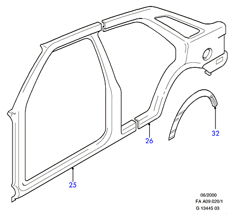 FA1 11-20009.10 - Clips, acoperire decorativa si protectie aaoparts.ro