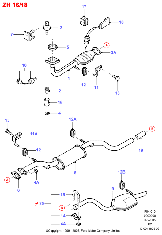 FORD 6 847 911 - Sonda Lambda aaoparts.ro