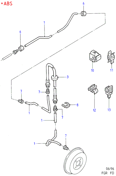 Delphi LH0251 - Furtun frana aaoparts.ro
