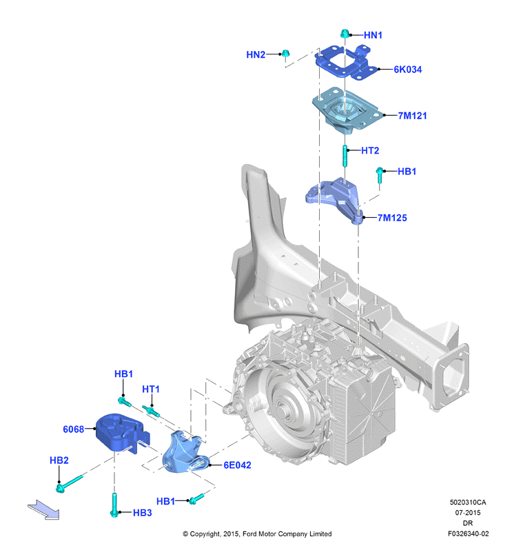 FORD 1 419 833 - Suport motor aaoparts.ro
